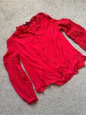 Red Banana Republic Peasant Blouse